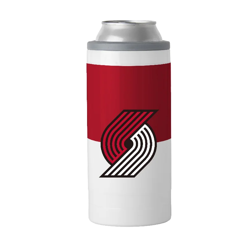 Team Mug For Cheerleaders-Rochester 12oz Colorblock Slim Can Coolie