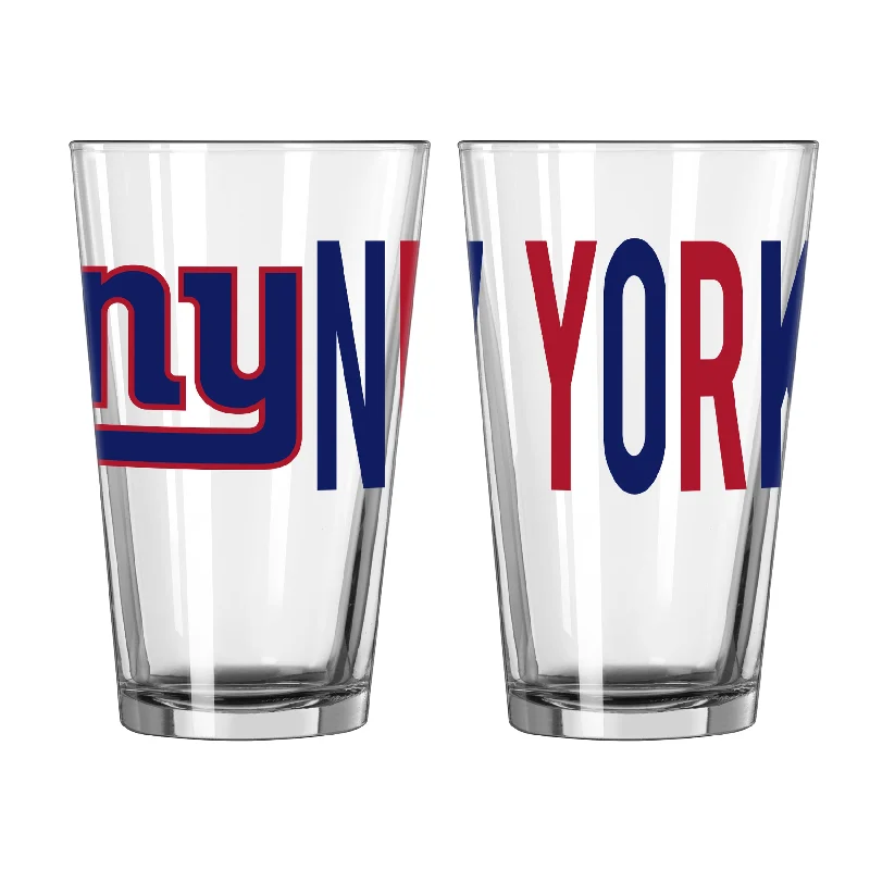 Tennis Team Mug-New York Giants 16oz Overtime Pint Glass