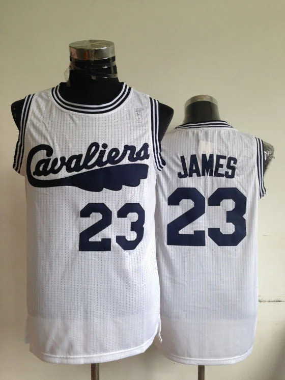 High Quality Basketball Jersey-Cavaliers 23 James White Hardwood Classics Basketball Jerseys