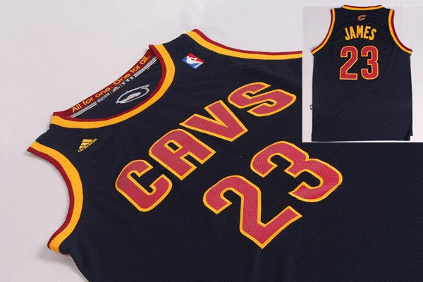 Basketball Jersey With High Performance Fabric-Cavaliers 23 James Blue New Revolution 30 Basketball Jerseys