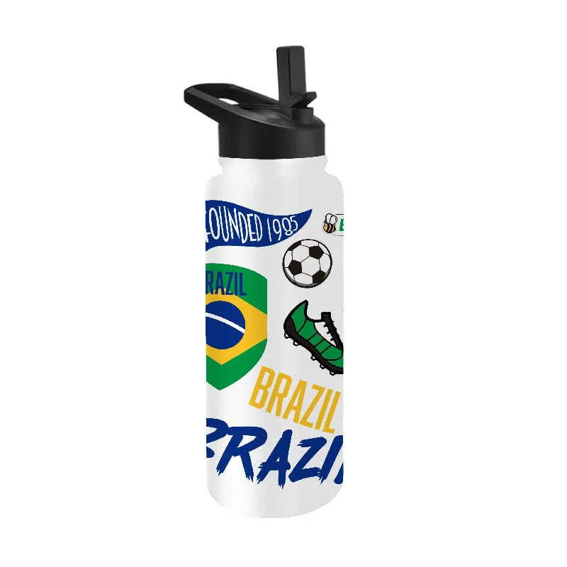 Team Mug For Birthdays-Brazil 34oz Native Quencher Bottle