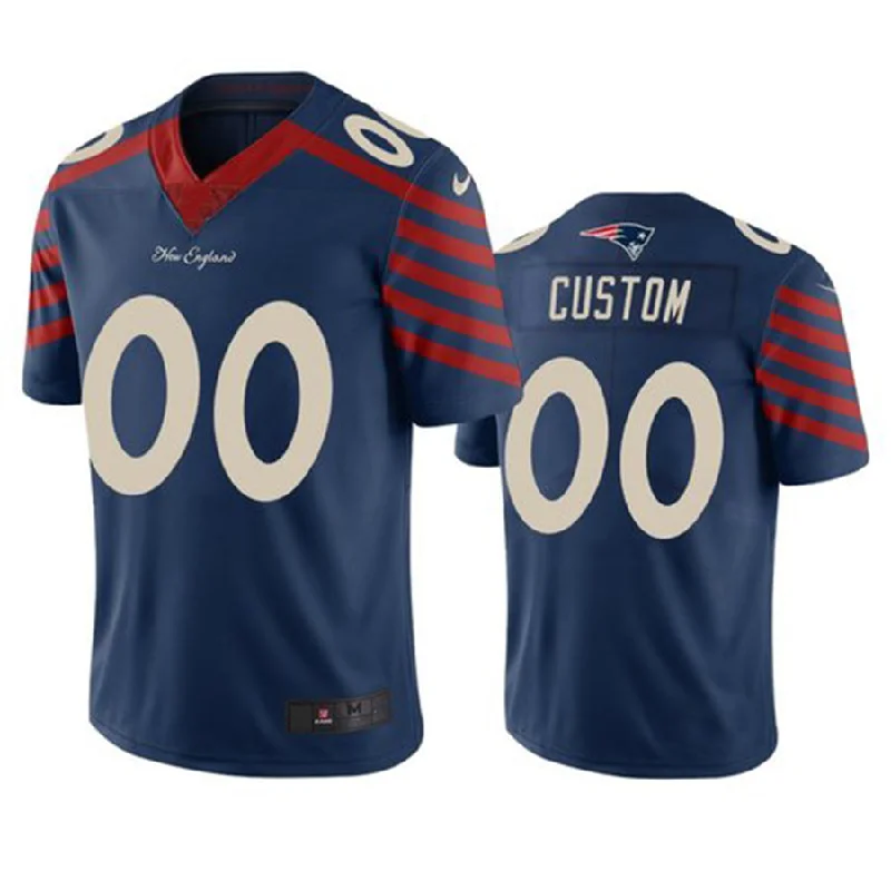 Rugby Jersey For Promotional Giveaways-Custom NE.Patriots Navy Vapor Limited City Edition Jersey Stitched American Football Jerseys