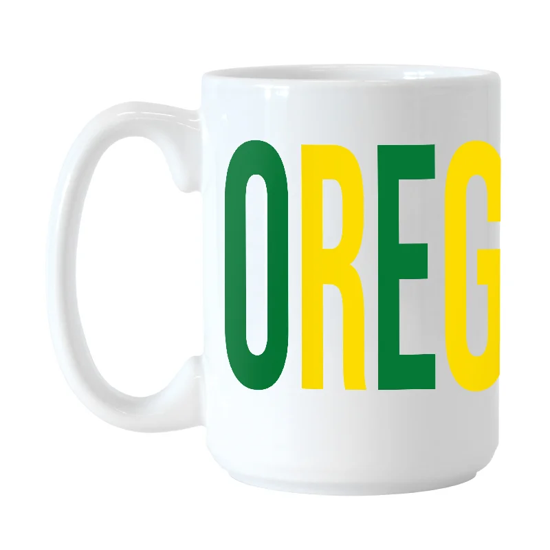 Glass Team Mug-Oregon 15oz Overtime Sublimated Mug