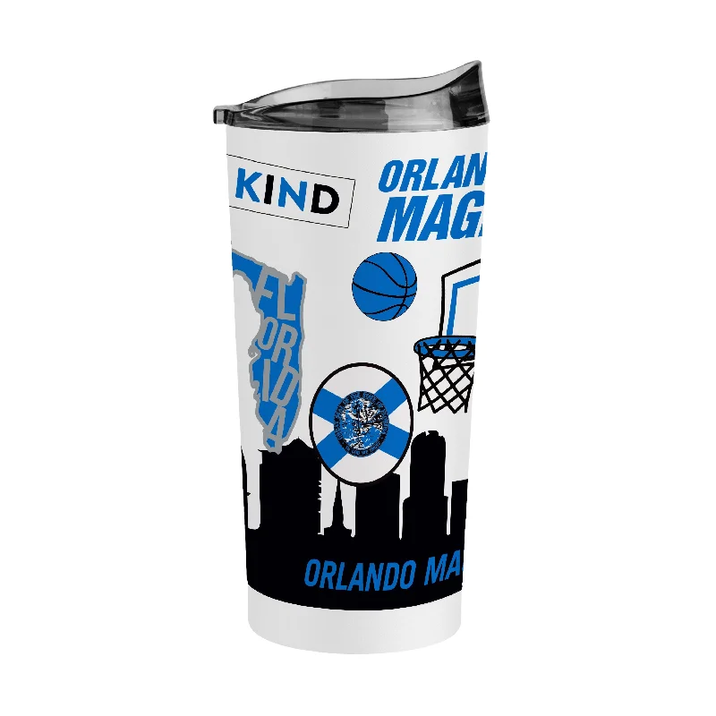 Team Mug For Hot Chocolate-Orlando Magic 20oz Native Powder Coat Tumbler