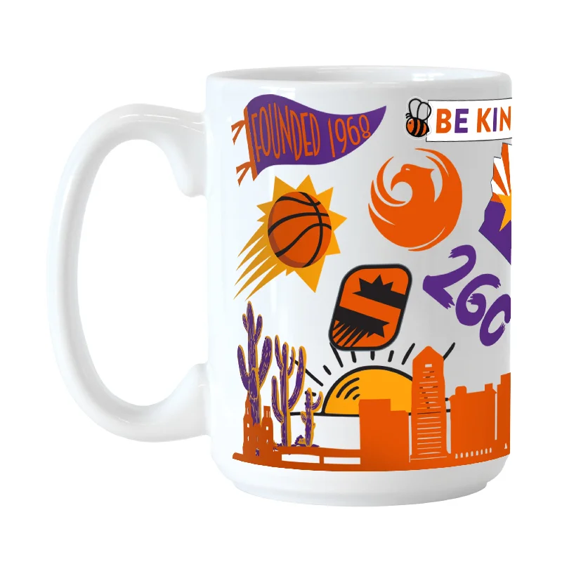 Team Mug With NFC Chip-Phoenix Suns 15oz Native Sublimated Mug