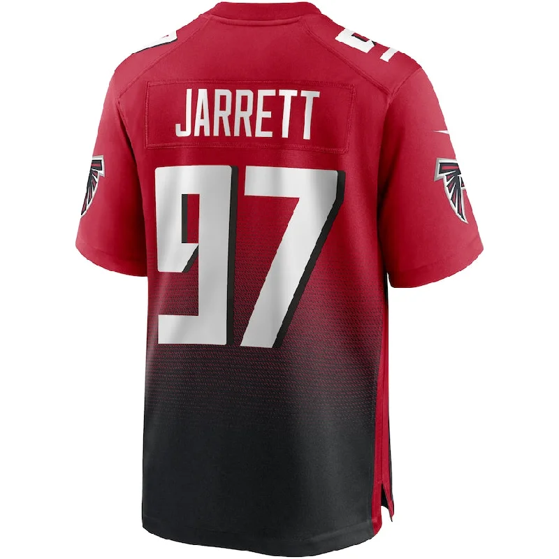 Rugby Jersey With Game-Ready Features-A.Falcons #97 Grady Jarrett Red 2nd Alternate Game Jersey Stitched American Football Jerseys