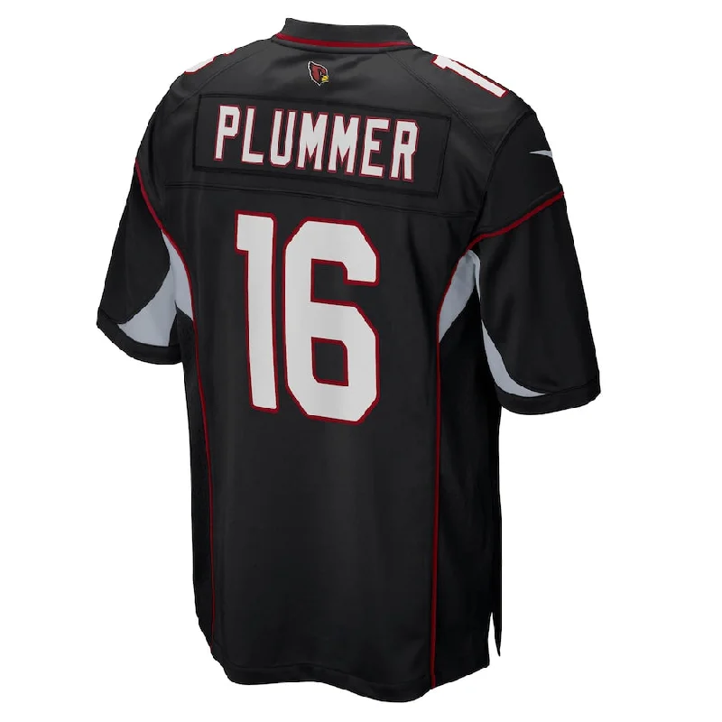 Training Rugby Jersey-A.Cardinals #16 Jake Plummer Black Retired Player Alternate Game Jersey Stitched American Football Jerseys