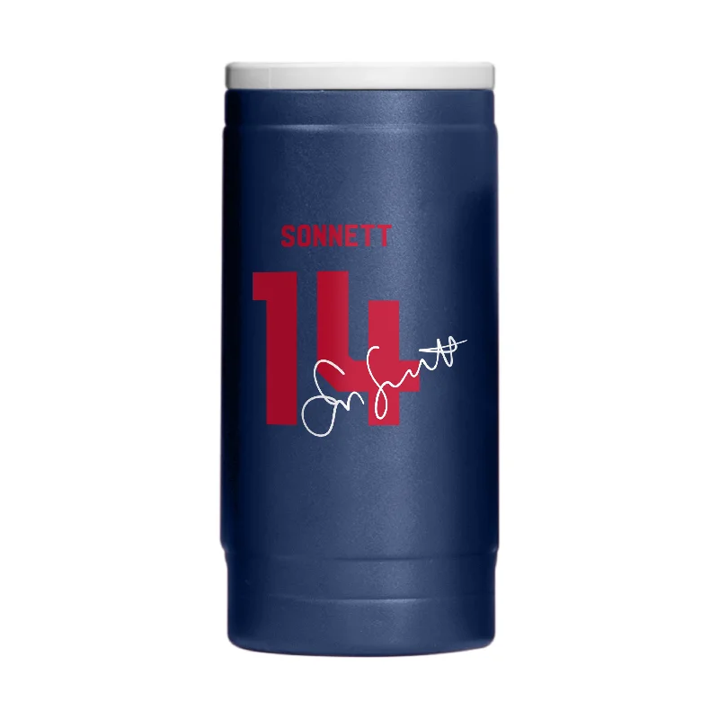 Team Mug For Post-Game-US Womens Soccer Emily Sonnett 12oz Powder Coat Slim Can Coolie