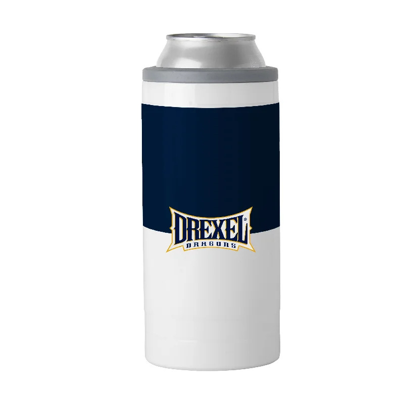 Team Mug For Celebrations-Drexel 12oz Colorblock Slim Can Coolie