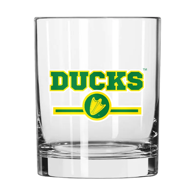 Team Mug With Name-Oregon 14oz Letterman Rocks Glass