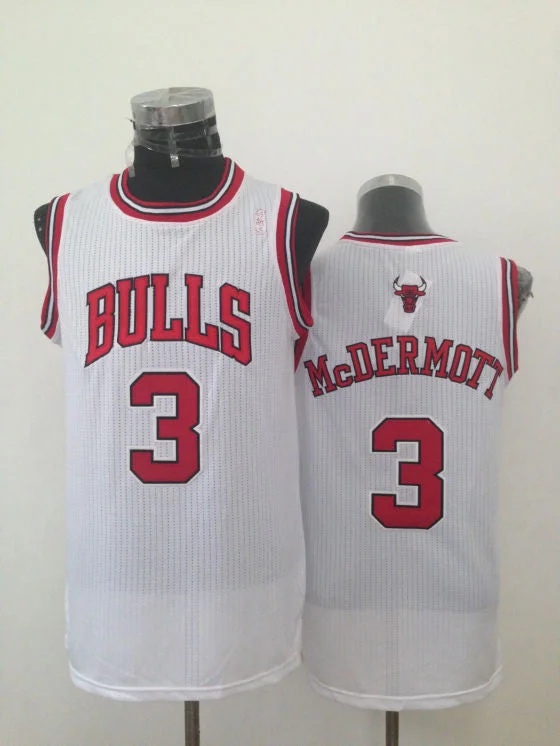 Basketball Jersey Shop-Bulls 3 McDermott White Basketball Jerseys