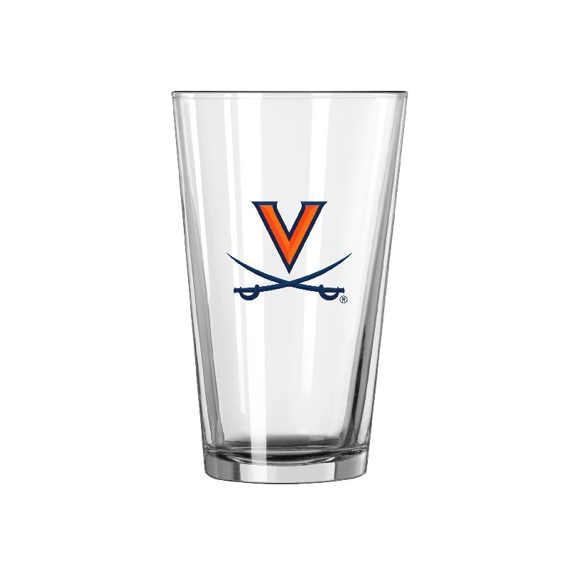 Team Mug For Christmas-Virginia 16oz Logo Pint Glass