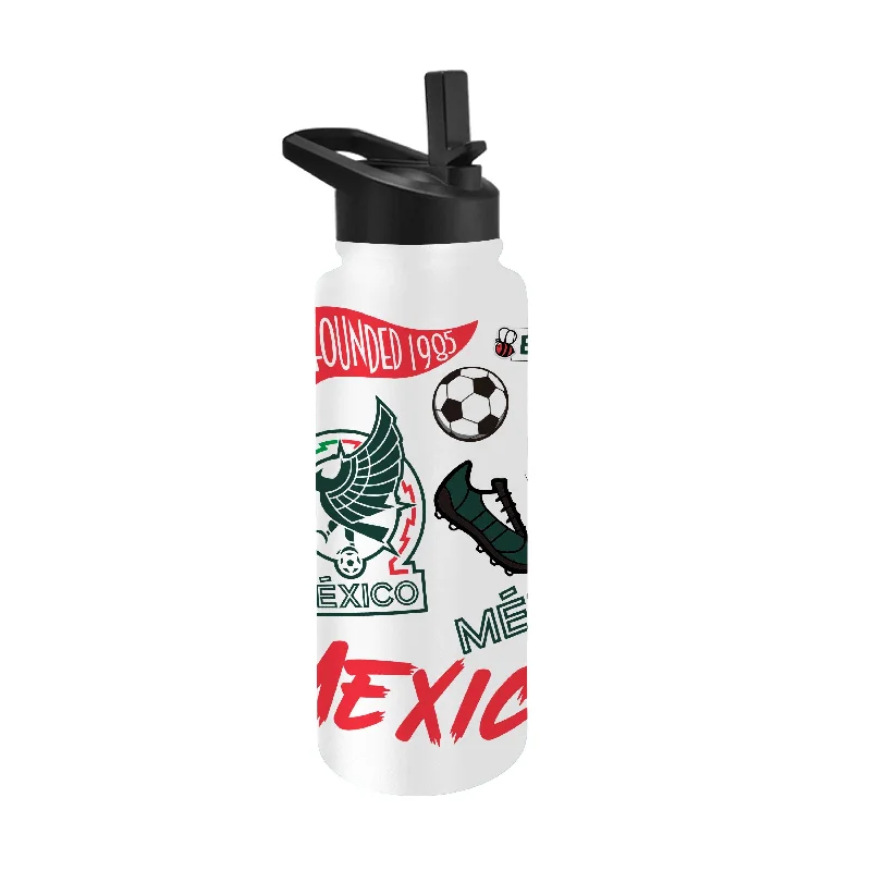 Team Mug For Thanksgiving-Mexican National Men's Soccer 34oz Native Quencher Bottle