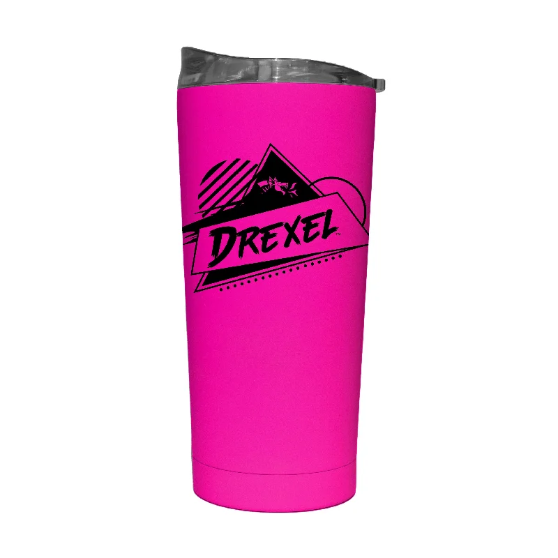 Team Mug For Leagues-Drexel 20oz Electric Rad Soft Touch Tumbler