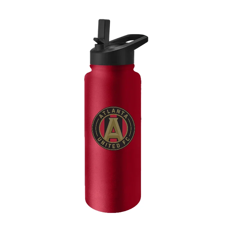 Team Mug With Glossy Finish-Atlanta United Quencher Logo Flip Top Water Bottle