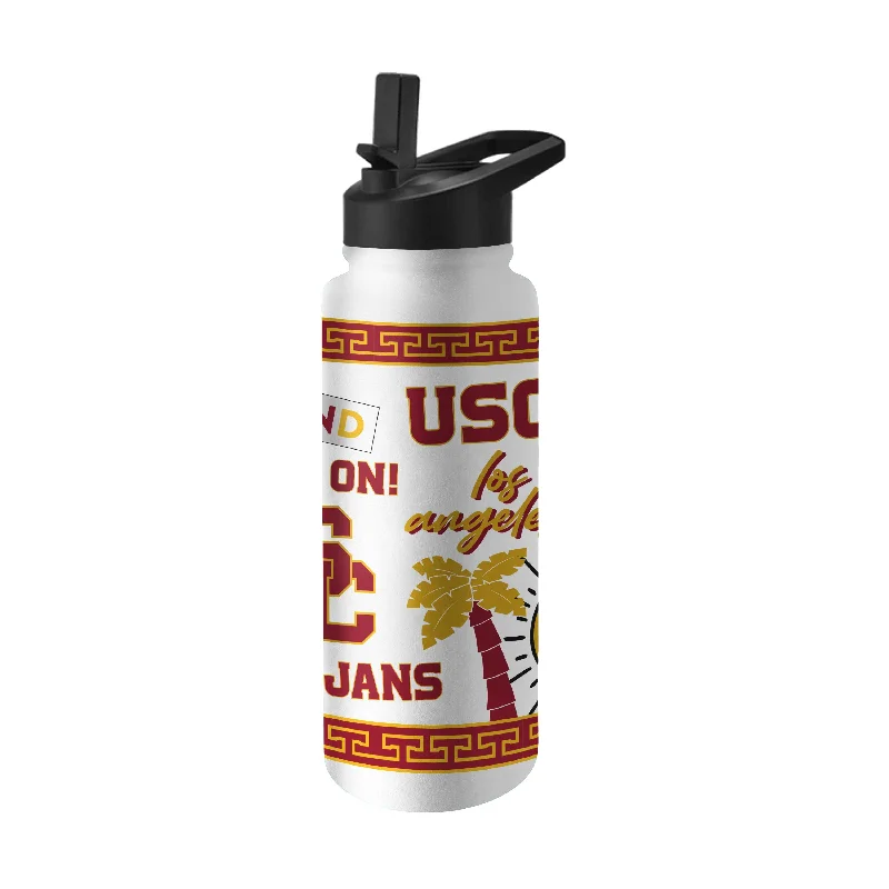 Team Mug With Gradient Colors-USC 34oz Native Quencher Bottle