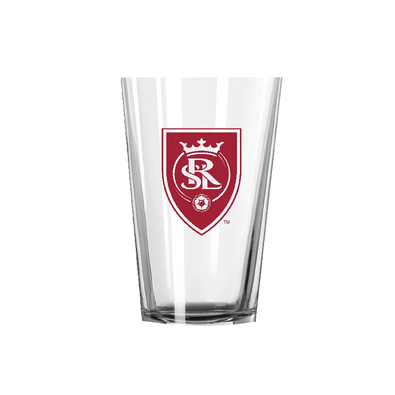 Glow-In-The-Dark Team Mug-Real Salt Lake 16oz Gameday Pint Glass