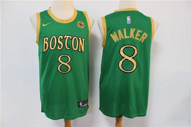 Basketball Jersey For The Whole Team-Celtics 8 Kemba Walker Green 2019-20 City Edition Swingman Basketball Jersey