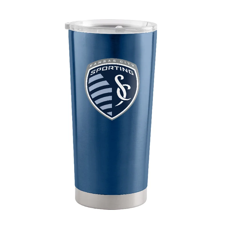 Team Mug With Team Motto-Sporting Kansas City Gameday 20oz Stainless Tumbler