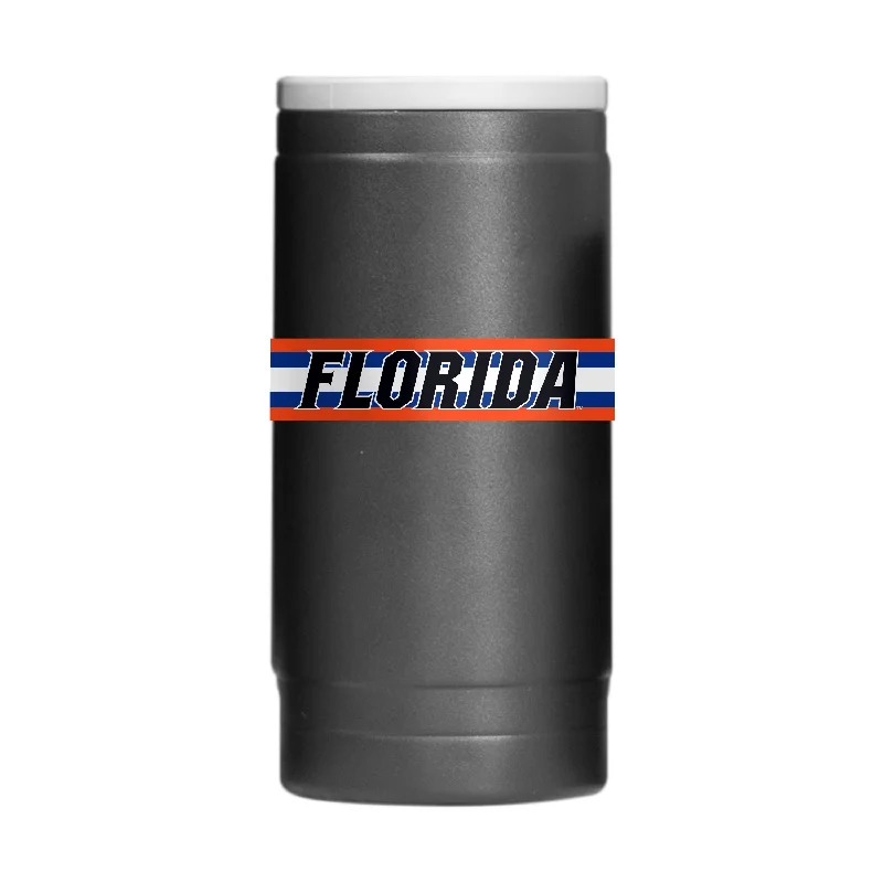 Modern Team Mug-Florida Black Out 12oz Powder Coat Slim Can Coolie