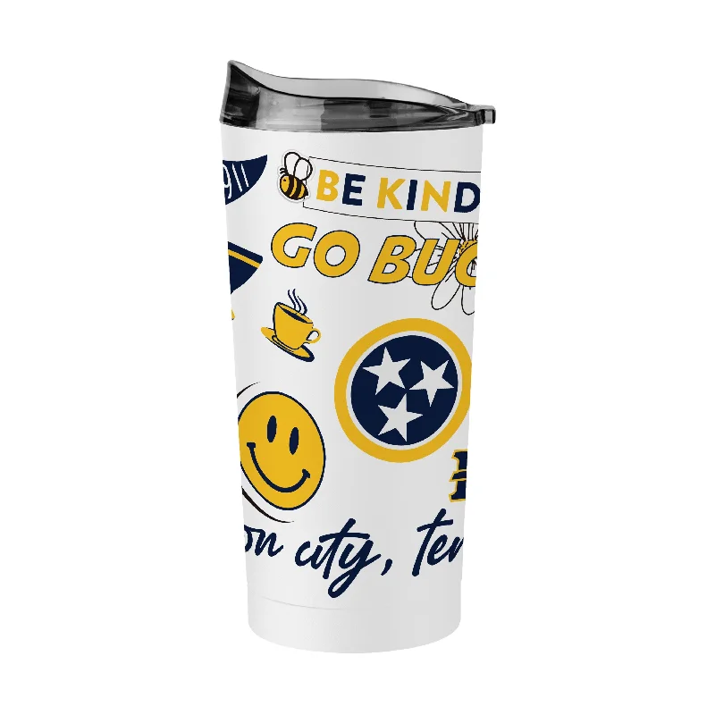 Team Mug For Charity Events-East TN State 20oz Native Powder Coat Tumbler