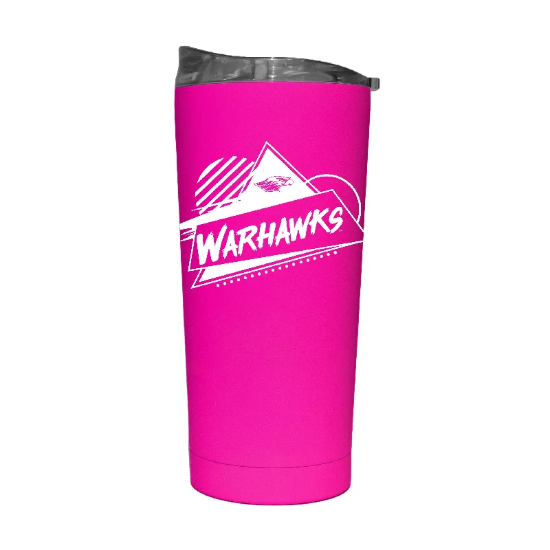 Team Mug For Championship Wins-Wisconsin Whitewater 20oz Electric Rad Soft Touch Tumbler