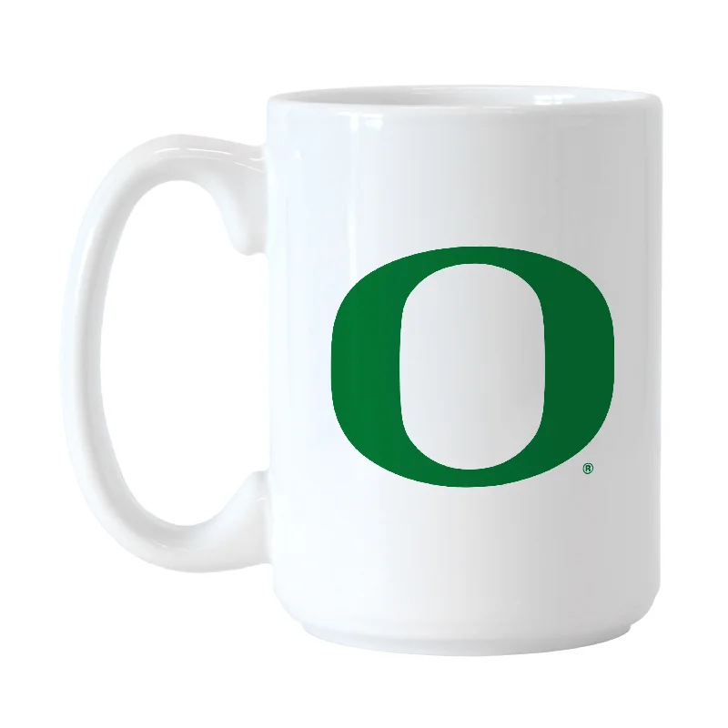 Plastic Team Mug-Oregon 15oz Swagger Sublimated Mug