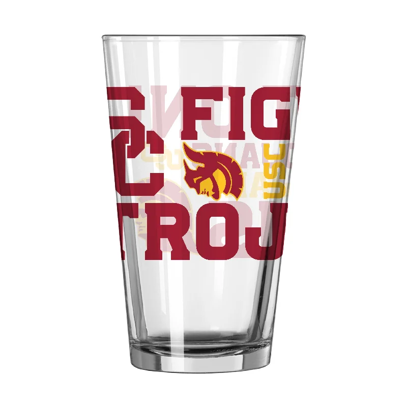 Official Team Mug-USC 16oz Spirit Pint Glass