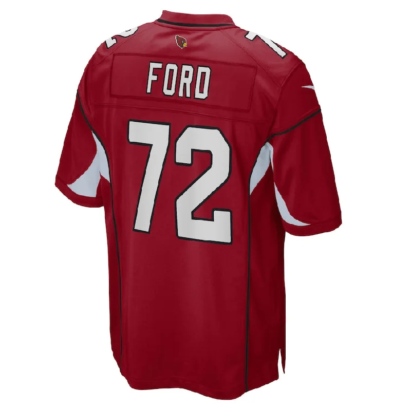 Rugby Jersey For Small Players-A.Cardinals #72 Cody Ford Cardinal Game Player Jersey Stitched American Football Jerseys