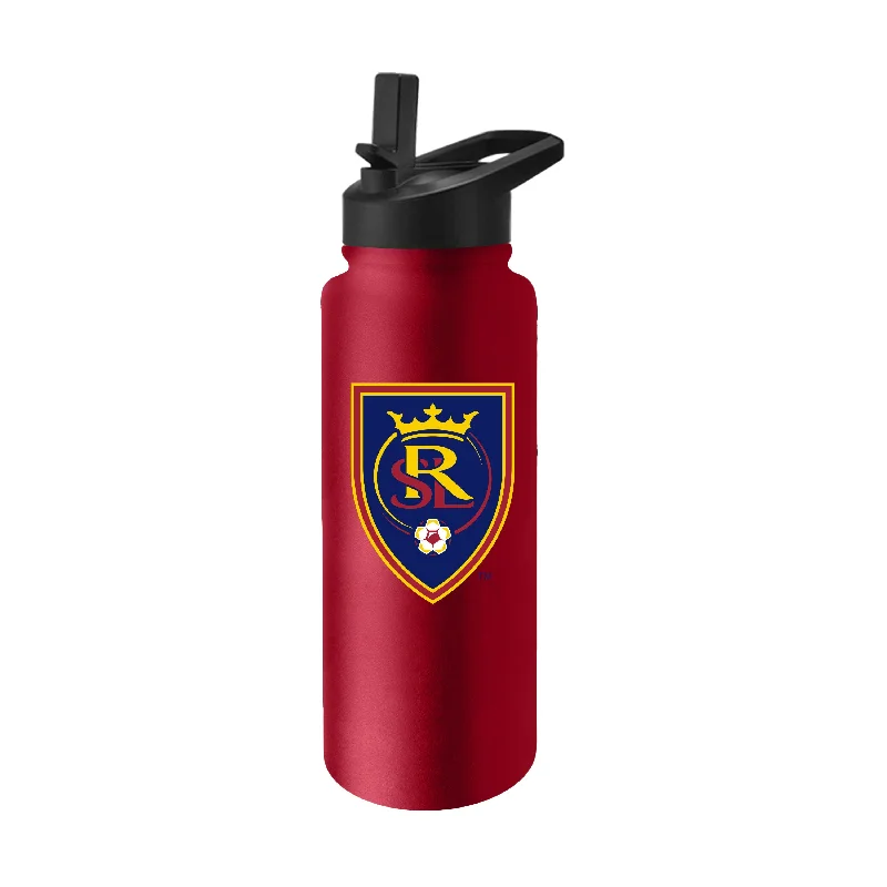 Team Mug With Wooden Handle-Real Salt Lake 34oz Logo Quencher Bottle