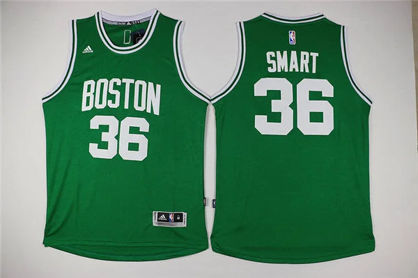 Basketball Jersey With Custom Design-Celtics 36 Marcus Smart Green Swingman Basketball Jersey