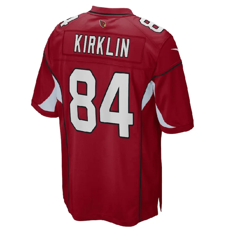 Polyester Rugby Jersey-A.Cardinal #84 Jontre Kirklin Cardinal Game Player Jersey Stitched American Football Jerseys