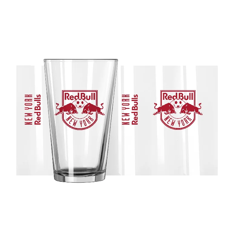 Personalized Team Mug-New York Red Bulls 16oz Gameday Pint Glass