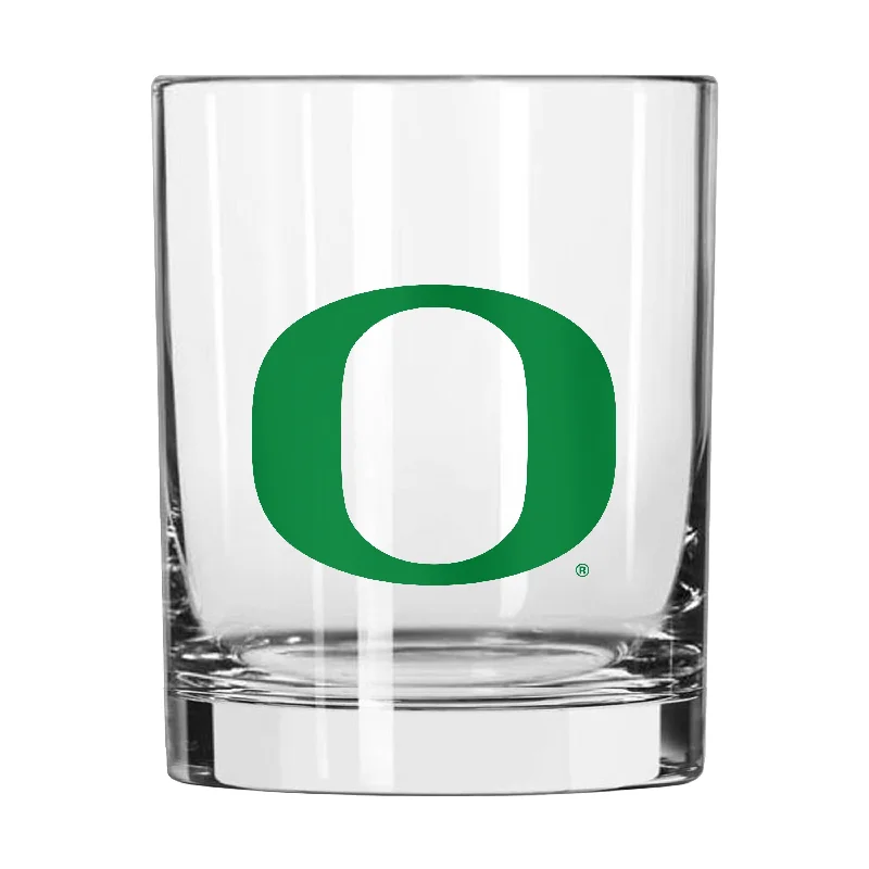 Team Mug With Team Colors-Oregon 14oz Swagger Rocks Glass