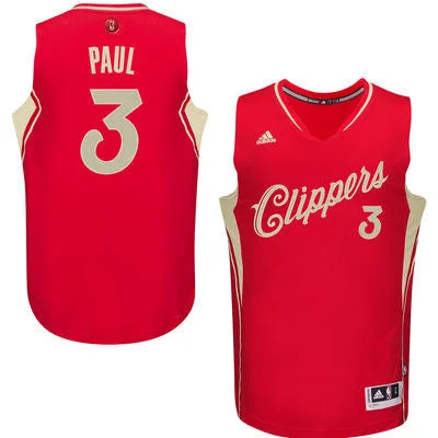 Authentic Basketball Jersey-Clippers 3 Chris Paul Red 2015-16 Christmas Day Swingman Basketball Jersey