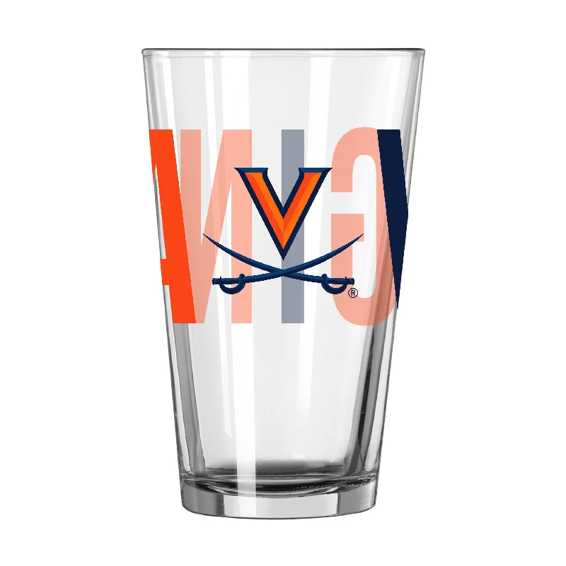 Team Mug For Valentine’s Day-Virginia 16oz Overtime Pint Glass