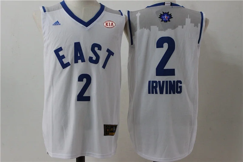 Basketball Jersey For Summer Games-Cavaliers 2 Kyrie Irving White 2016 All Star East Basketball Jersey