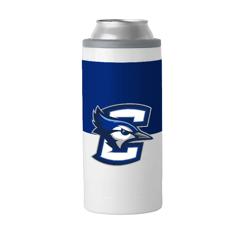 Team Mug For Pre-Game-Creighton 12oz Colorblock Slim Can Coolie