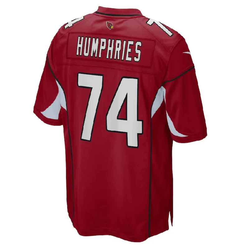 Oversized Rugby Jersey-A.Cardinals #74 D.J. Humphries Cardinal Game Jersey Stitched American Football Jerseys