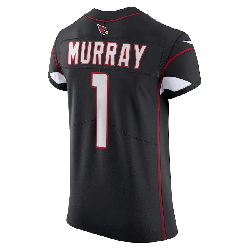 Rugby Jersey With Patches-A.Cardinals #1 Kyler Murray Black Alternate Vapor Elite Jersey Stitched American Football Jerseys