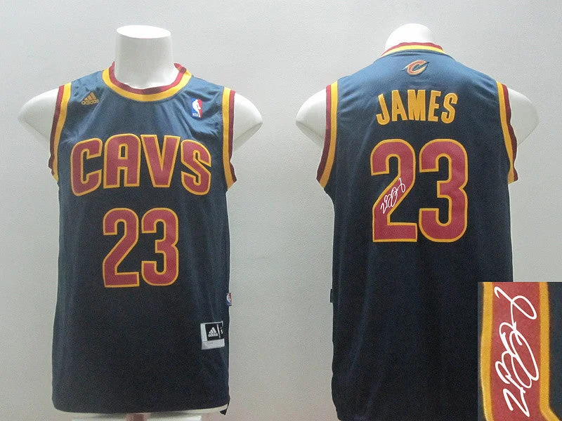 Basketball Jersey For Seasoned Players-Cavaliers 23 James Blue Revolution 30 Signature Edition Basketball Jerseys